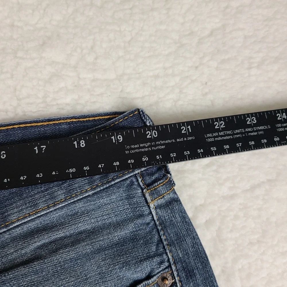 Levi's 505 Jeans Mens 40x30 Blue Regular Fit‎ Straight Leg Dark Wash Denim *